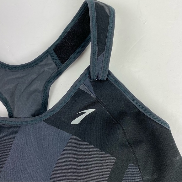 BROOKS Moving Comfort 32C Sports Bra Racerback - Picture 2 of 5